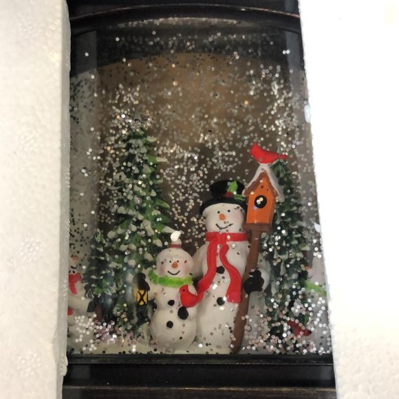 Other - 12" Illuminated Glitter Lantern - Santa Other - 12" Illuminated Glitter Lantern - Santa
